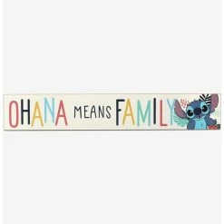 Cheap 🔔 Disney Lilo & Stitch Ohana Means Family Wall Decor 🥰