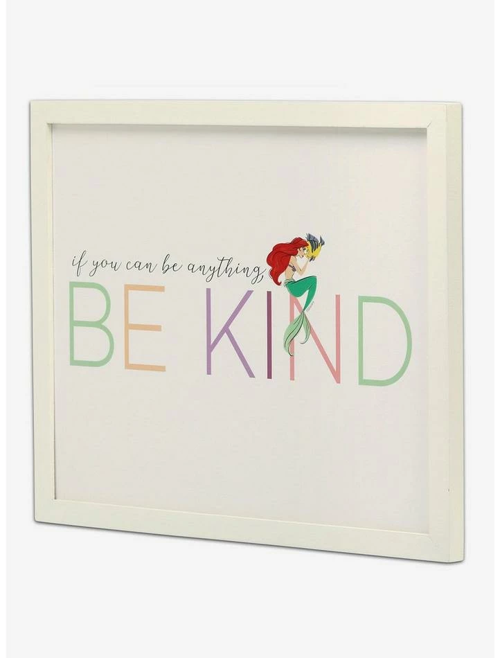 Outlet โจ Disney The Little Mermaid Ariel Princess Be Kind Framed Wall Decor ๐ 2 Outlet โจ Disney The Little Mermaid Ariel Princess Be Kind Framed Wall Decor ๐ - Image 2