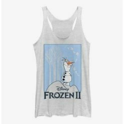Promo ✔️ Disney Frozen 2 Olaf Cut Out 🔔 Girls Tank 🥰