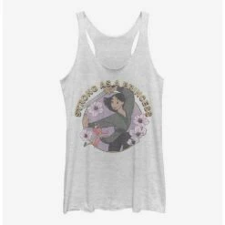 Buy 💯 Disney Mulan Strong As A Princess Girls Tank 🎁