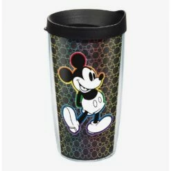 Promo 🔔 Disney Mickey and Minnie Rainbow 16oz Classic Tumbler With Lid 💯