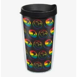 Budget 😉 Disney Pixar Rainbow 16oz Classic Tumbler With Lid 🔔