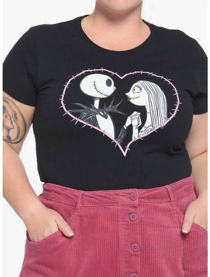 Best Pirce βοΈ The Nightmare Before Christmas Jack & Sally π Girls T-Shirt Plus Size βοΈ 1 Best Pirce βοΈ The Nightmare Before Christmas Jack & Sally π Girls T-Shirt Plus Size βοΈ