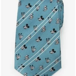 Flash Sale 🌟 Disney Mickey and Friends Aqua Striped Tie 🤩