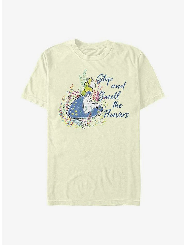 Wholesale ✔️ Disney Alice In Wonderland Smell The Flowers T-Shirt ⭐ 3 Wholesale ✔️ Disney Alice In Wonderland Smell The Flowers T-Shirt ⭐ - Image 3