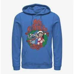 New 🤩 Disney Lilo & Stitch Mele Kalikimaka Hoodie 😀