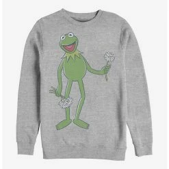 Cheapest ✔️ Disney The Muppets Big Kermit Crew Sweatshirt 🥰
