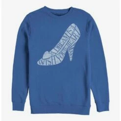 Wholesale 😀 Disney Cinderella Slipper Crew Sweatshirt 😀