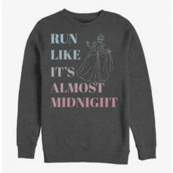 Flash Sale ⌛ Disney Cinderella Run Like It's Almost Midnight Crew Sweatshirt ⌛