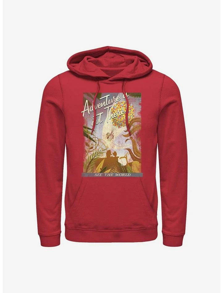 Flash Sale ✨ Disney Pixar Up Travel Poster Hoodie ✔️ 1 Flash Sale ✨ Disney Pixar Up Travel Poster Hoodie ✔️