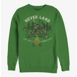 Promo ⌛ Disney Peter Pan Camp Never Land Crew Sweatshirt ✨