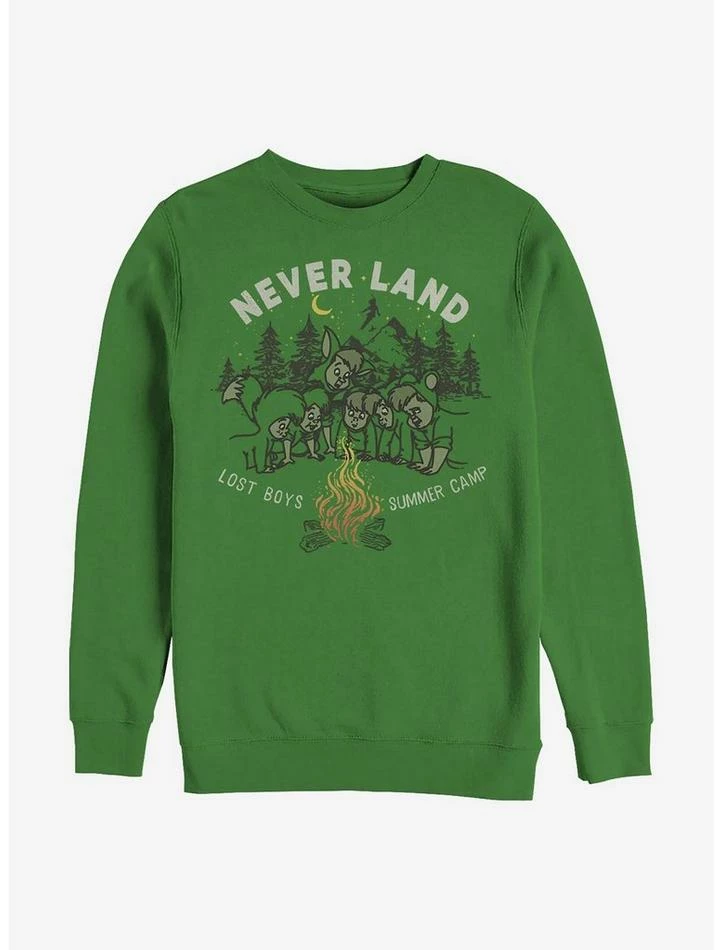 Promo ⌛ Disney Peter Pan Camp Never Land Crew Sweatshirt ✨ 1 Promo ⌛ Disney Peter Pan Camp Never Land Crew Sweatshirt ✨