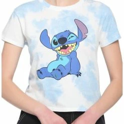 Wholesale 🔥 Disney Lilo & Stitch Wink Tie-Dye Girls Baby T-Shirt 😍