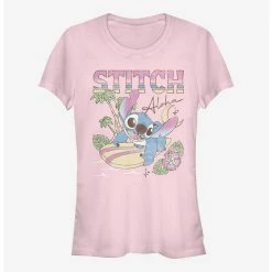 Deals 👏 Disney Lilo & Stitch Aloha Stitch Girls T-Shirt 🧨