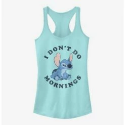 Cheap 🔥 Disney Lilo & Stitch I Don't Do Mornings Girls Tank 😍