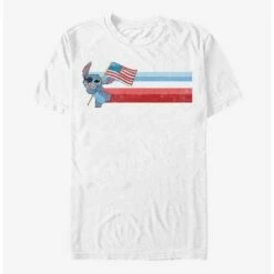 Flash Sale 🌟 Disney Lilo & Stitch Flag Stitch T-Shirt 🔔