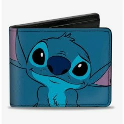 Hot Sale ✔️ Disney Lilo & Stitch Stitch Close Up Bifold Wallet 🥰