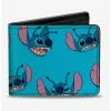 Best Sale 👏 Disney Lilo & Stitch Stitch Scattered Bifold Wallet 🎉