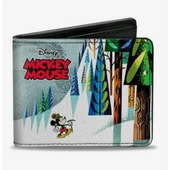 Hot Sale 😉 Disney Mickey Mouse Beware The Yeti Bifold Wallet 🛒