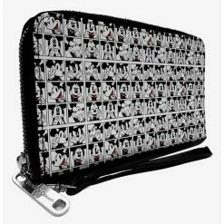 Cheap 👏 Disney Mickey Mouse Blocks Zip Around Wallet 🔥
