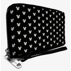 Best Sale 🥰 Disney Mickey Mouse Head Monogram Zip Around Wallet 👍