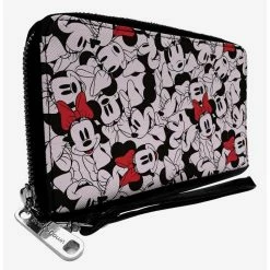 Top 10 💯 Disney Minnie Mouse Stacked Zip Around Wallet 🤩