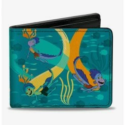 New 🌟 Disney Pixar Luca And Alberto Sea Monsters Swimming Bifold Wallet 🛒