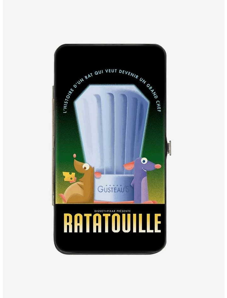 Hot Sale 👍 Disney Pixar Ratatouille Emile And Remy Chef Hat Hinge Wallet ❤️ 1 Hot Sale 👍 Disney Pixar Ratatouille Emile And Remy Chef Hat Hinge Wallet ❤️