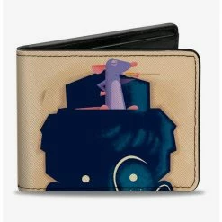 Coupon ⌛ Disney Pixar Ratatouille Remy Paris Bifold Wallet 👏