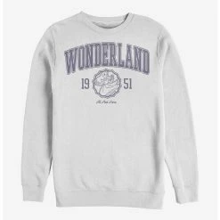 Top 10 😍  Disney Alice In Wonderland 1951 All Mad Here Crew Sweatshirt 🛒