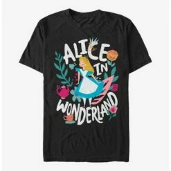 Outlet 🛒 Disney Alice In Wonderland Artsy Alice T-Shirt 👏