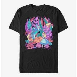 Discount ✨ Disney Alice In Wonderland Neon Plants T-Shirt 😉