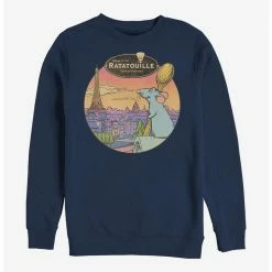 Best reviews of 😍 Disney Pixar Ratatoiulle Le Rat Parisian Crew Sweatshirt ✔️