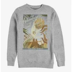 New ✨ Disney Pixar Up Travel Poster Crew Sweatshirt 🥰