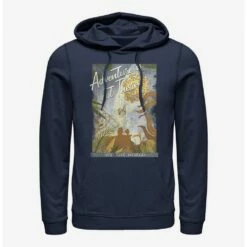 Flash Sale ✔️ Disney Pixar Up Travel Poster Hoodie ⌛