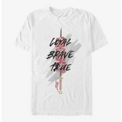 Promo ✔️ Disney Mulan Sword Loyal Brave True T-Shirt 👍