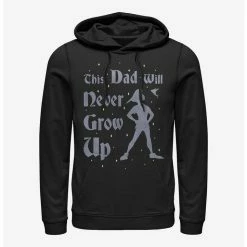Flash Sale ⌛ Disney Peter Pan This Dad Will Never Grow Up Hoodie ✨