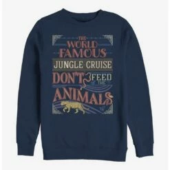 New 😀 Disney Jungle Cruise The World Famous Jungle Cruise Crew Sweatshirt 🔥