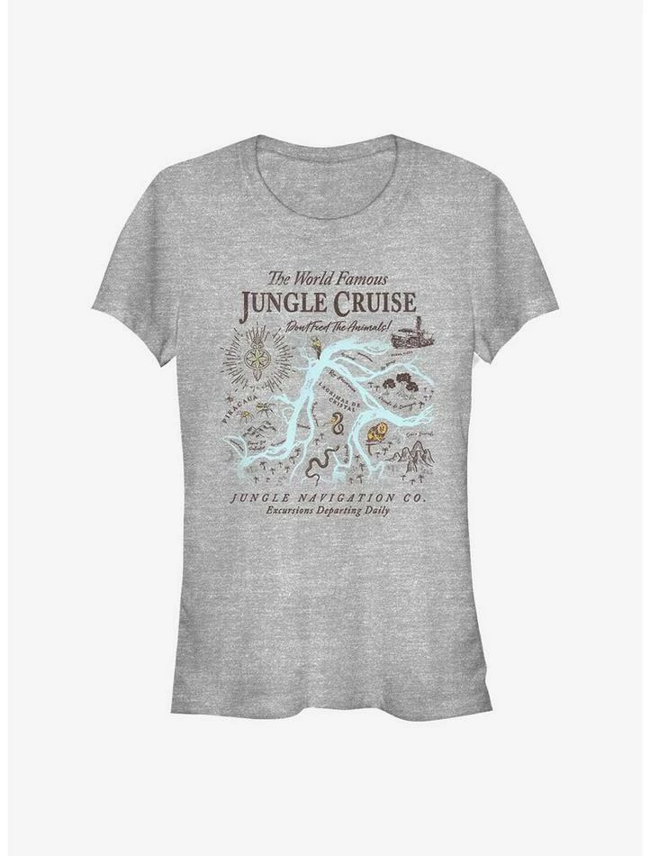 Discount ✔️ Disney Jungle Cruise Map ⌛ Girls T-Shirt ❤️ 1 Discount ✔️ Disney Jungle Cruise Map ⌛ Girls T-Shirt ❤️