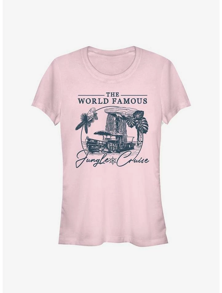Best Pirce 😍 Disney Jungle Cruise Word Famous Girls T-Shirt 💯 1 Best Pirce 😍 Disney Jungle Cruise Word Famous Girls T-Shirt 💯