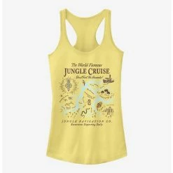Cheap 🛒 Disney Jungle Cruise Map 💯 Girls Tank ✔️
