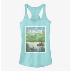 Budget 🧨 Disney Jungle Cruise Visit The Amazon 👍 Girls Tank ✨