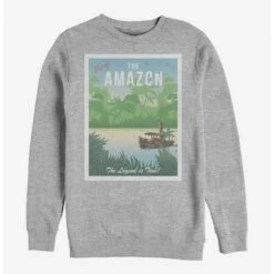 New ⭐ Disney Jungle Cruise Visit The Amazon Crew Sweatshirt ⌛