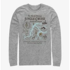 Promo ❤️ Disney Jungle Cruise Map Long-Sleeve T-Shirt ✨