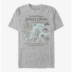 Best Pirce ❤️ Disney Jungle Cruise Map T-Shirt 🤩
