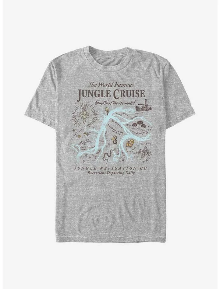 Best Pirce ❤️ Disney Jungle Cruise Map T-Shirt 🤩 1 Best Pirce ❤️ Disney Jungle Cruise Map T-Shirt 🤩