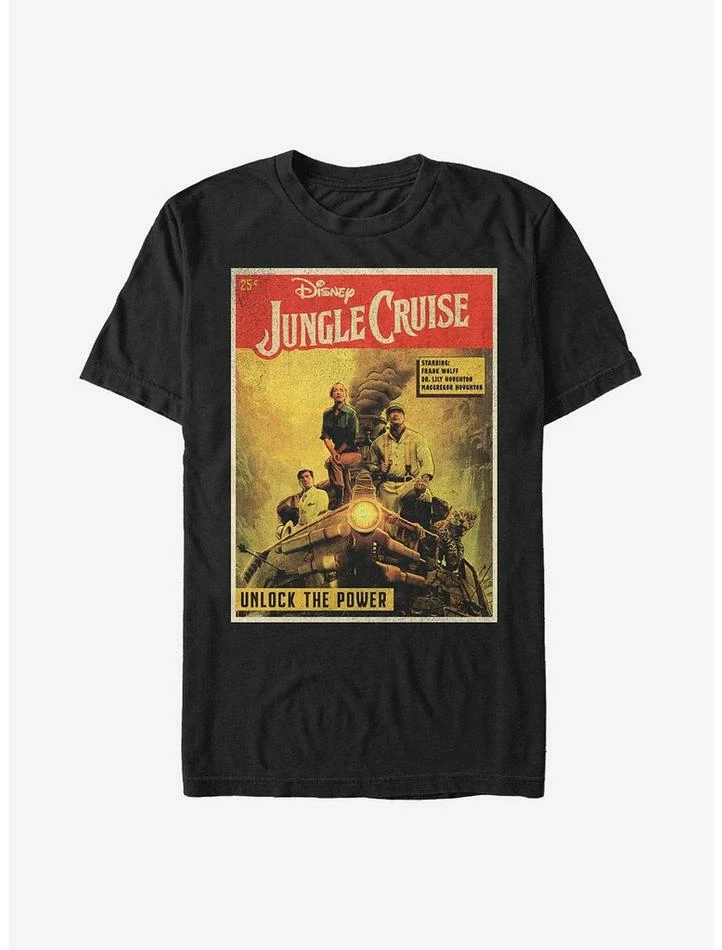 Budget 😍 Disney Jungle Cruise Jungle Comic Cover T-Shirt 🔔 2 Budget 😍 Disney Jungle Cruise Jungle Comic Cover T-Shirt 🔔 - Image 2