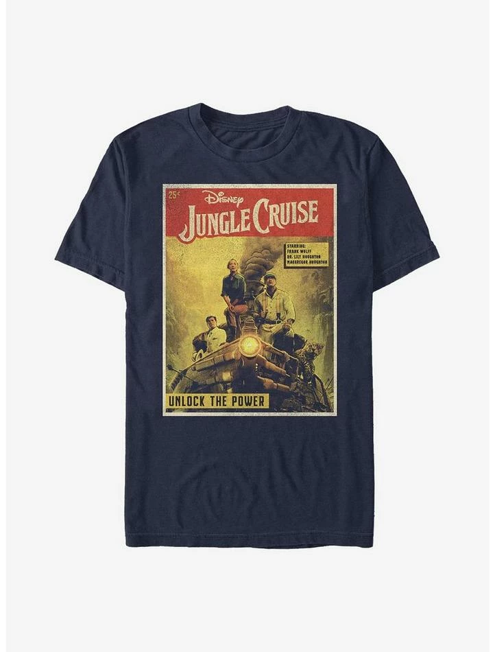 Budget 😍 Disney Jungle Cruise Jungle Comic Cover T-Shirt 🔔 4 Budget 😍 Disney Jungle Cruise Jungle Comic Cover T-Shirt 🔔 - Image 4
