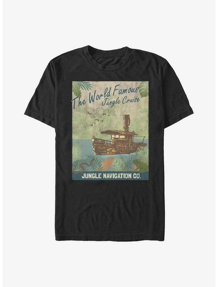 New ⭐ Disney Jungle Cruise Vintage Poster T-Shirt 😀 1 New ⭐ Disney Jungle Cruise Vintage Poster T-Shirt 😀