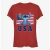 Coupon 🎉 Disney Lilo & Stitch 'Merica Stitch Girls T-Shirt 🔔